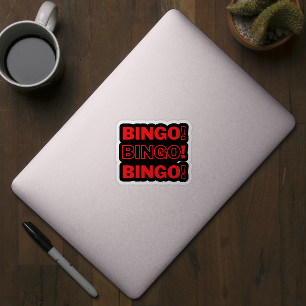 Bingo Bingo Bingo Red by Confessions Of A Bingo Addict